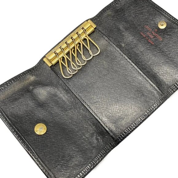 Auth LOUIS VUITTON Multicles 6 M63812 Noir Epi - CA0071 Key Case - Picture 2 of 11